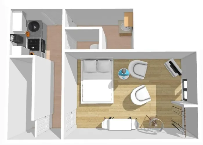 شقة T1 Cosy Et Ambiance Zen 